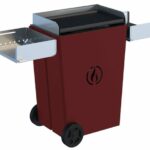 Pelletbarbecue Party Linea VZ, bordeaux