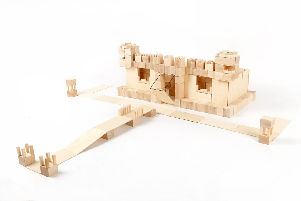 Houten blokken Just Blocks Castle-big pack