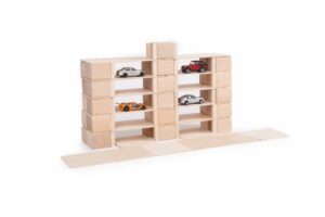 Houten blokken Just Blocks small pack garage