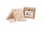 Houten blokken Just Blocks small pack uit doos