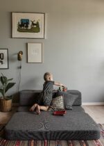 by KlipKlap KK3 fold Sofa, grijs 1