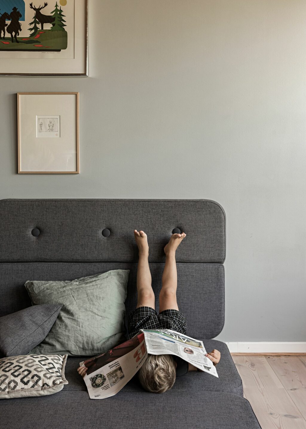 by KlipKlap KK3 fold Sofa, grijs 6