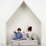 by KlipKlap KK3 fold Sofa, lichtgrijs 1