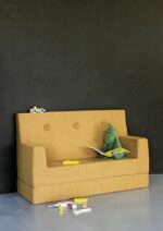 by KlipKlap KK Kids Sofa, mosterdgeel 5