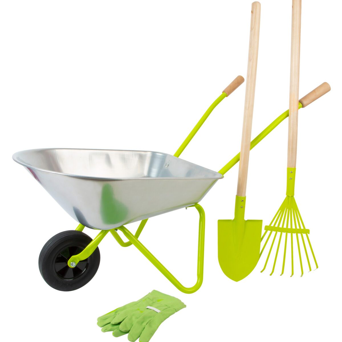 Gardena kindergereedschap (hark/schep/schoffel