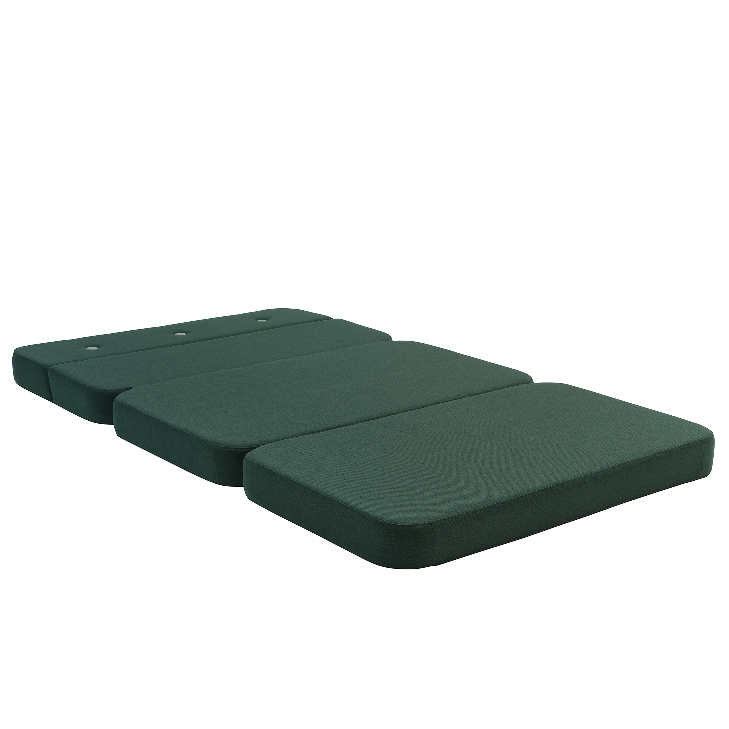 by KlipKlap opvouwbare bank - KK 3 Fold Sofa XL soft groen - Jindl