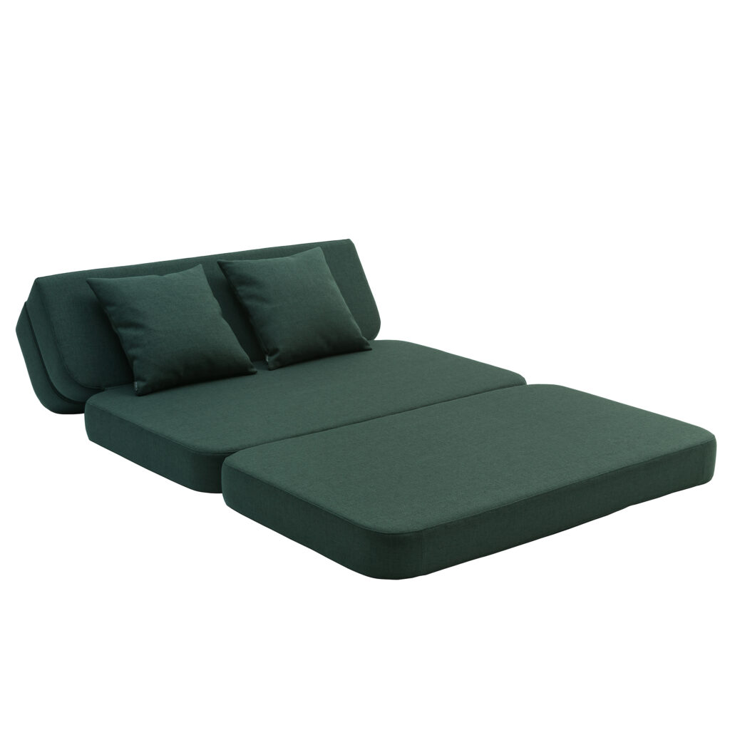 by_KlipKlap-3_fold_Sofa_Deep_Green_w_light_green_b_guestbed