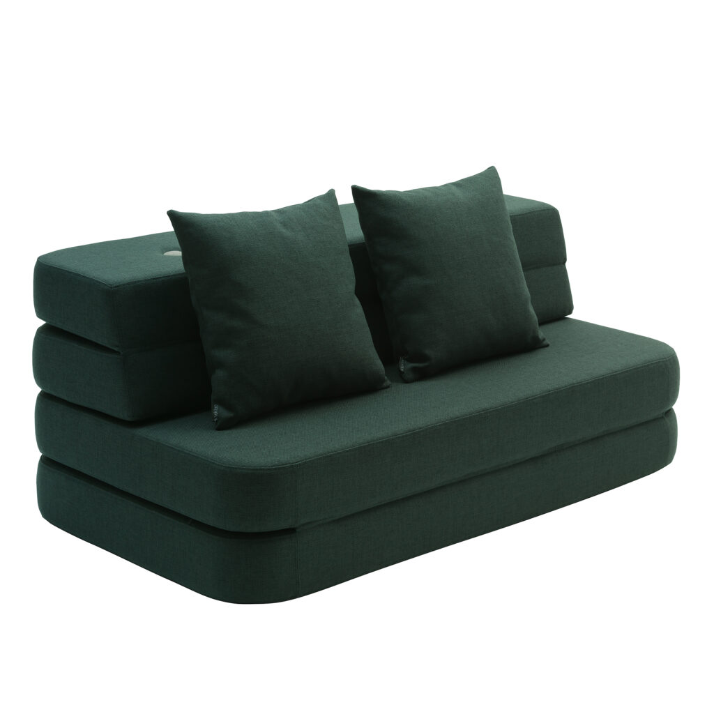 by_KlipKlap-3_fold_Sofa_Deep_Green_w_light_green_b_sofa_w_cushions
