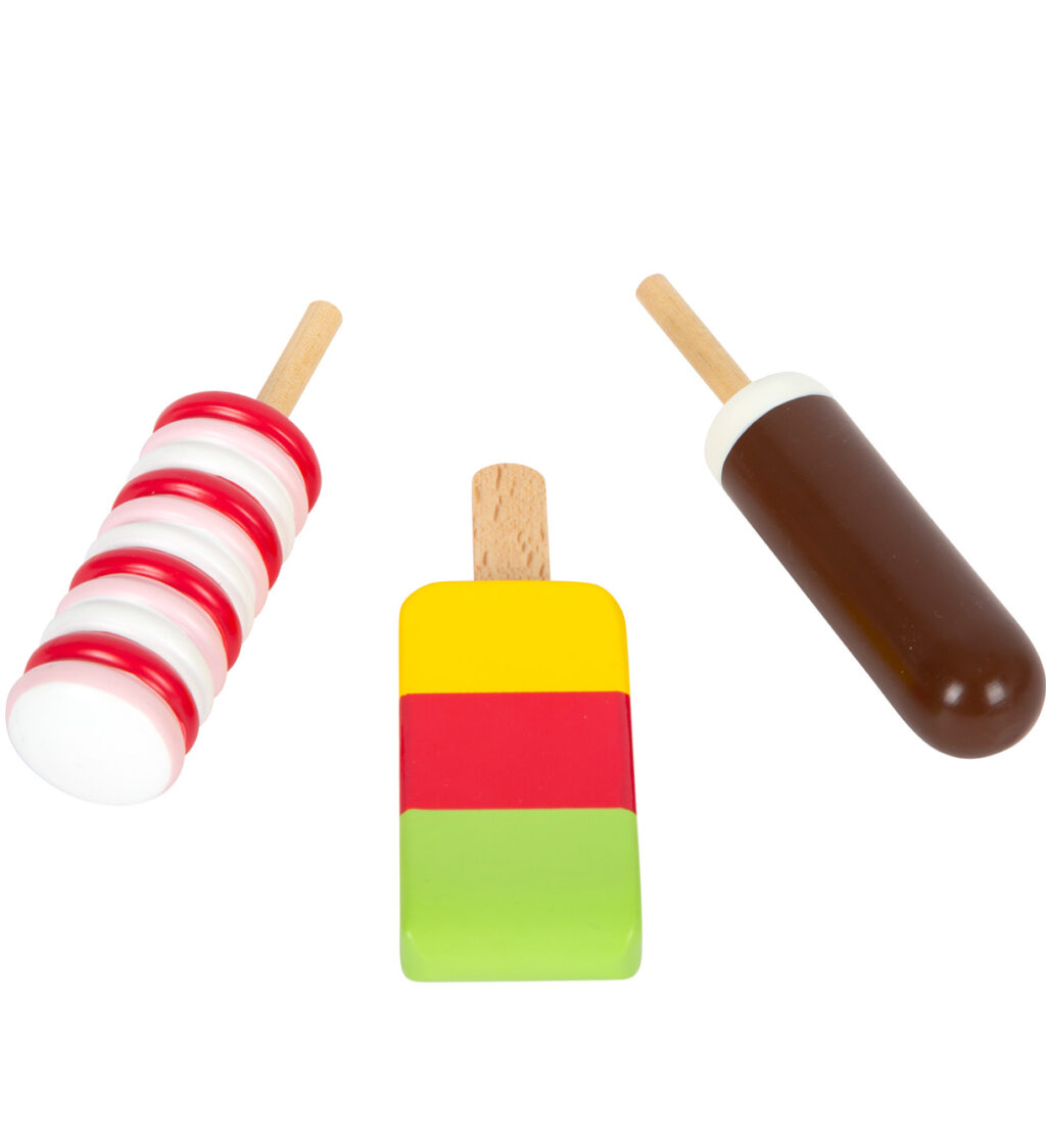 Houten IJsbuffet waterijs Houten IJsbuffet waterijs