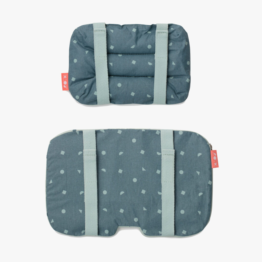 KAOS kussenset voor kinderstoel petrol compleet KAOS kussenset voor kinderstoel petrol compleet