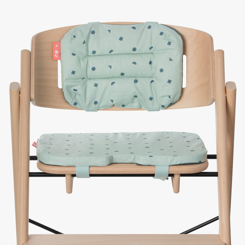 KAOS kussenset voor kinderstoel petrol compleet zonder beugel KAOS kussenset voor kinderstoel petrol compleet zonder beugel