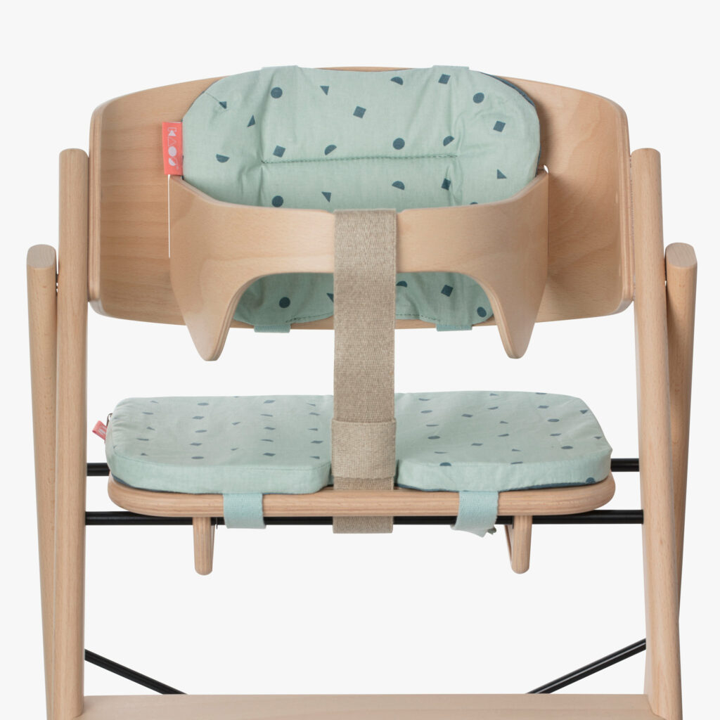 KAOS kussenset voor kinderstoel petrol met beugel KAOS kussenset voor kinderstoel petrol met beugel