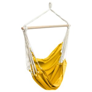 Hangstoel Jindl swing okergeel