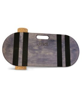 Balanceboard met kurkrol Jindl - blauw grijs