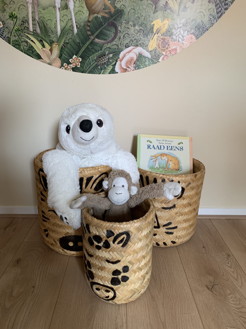 Opbergmand Safari bamboe Opbergmand Safari bamboe