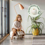 Bouwset Explorer Kit MODU sand grey _ honey yellow + gratis foam ball