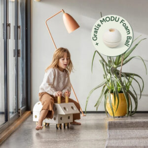 Bouwset Explorer Kit MODU sand grey _ honey yellow + gratis foam ball