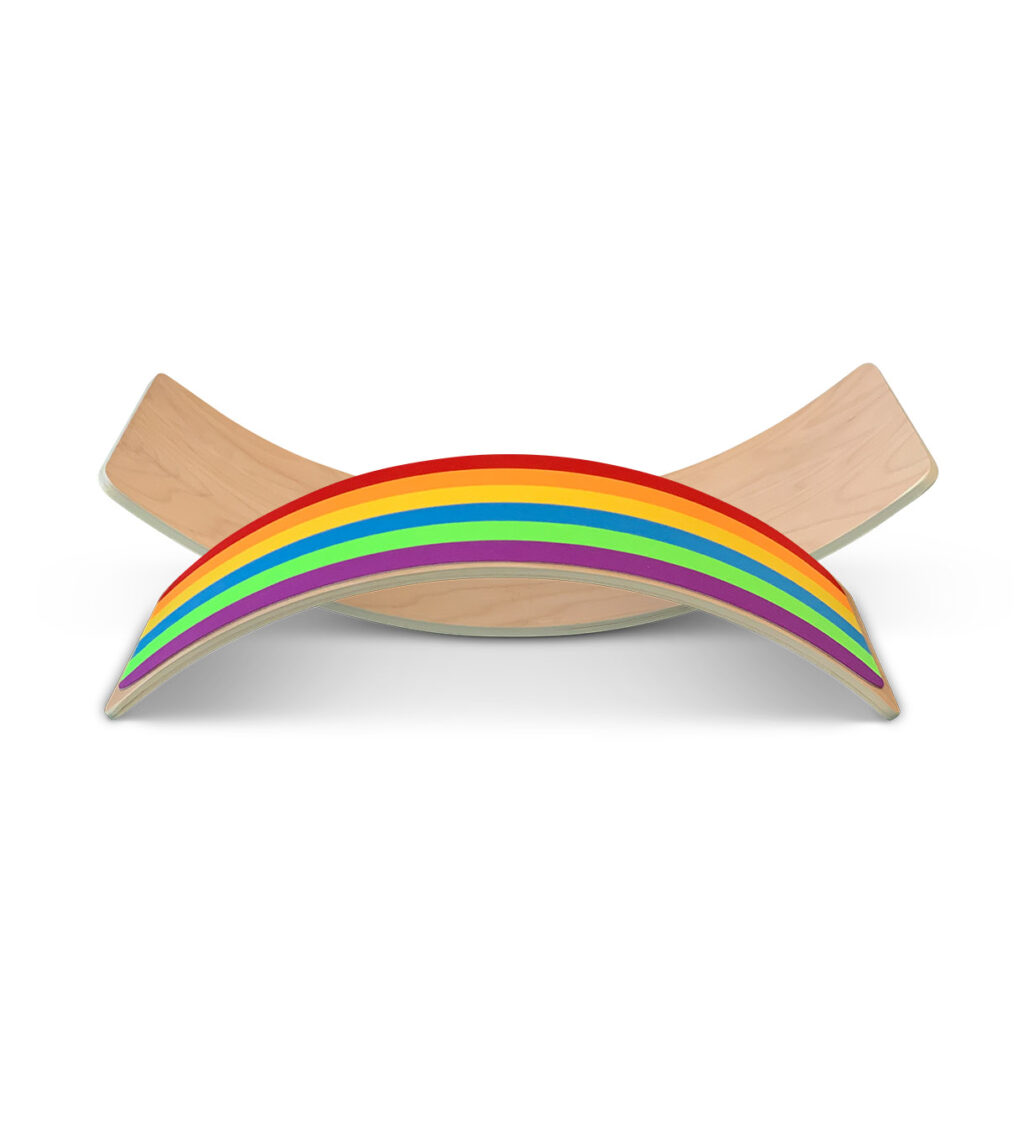 Balance board Jindl regenboogkleuren