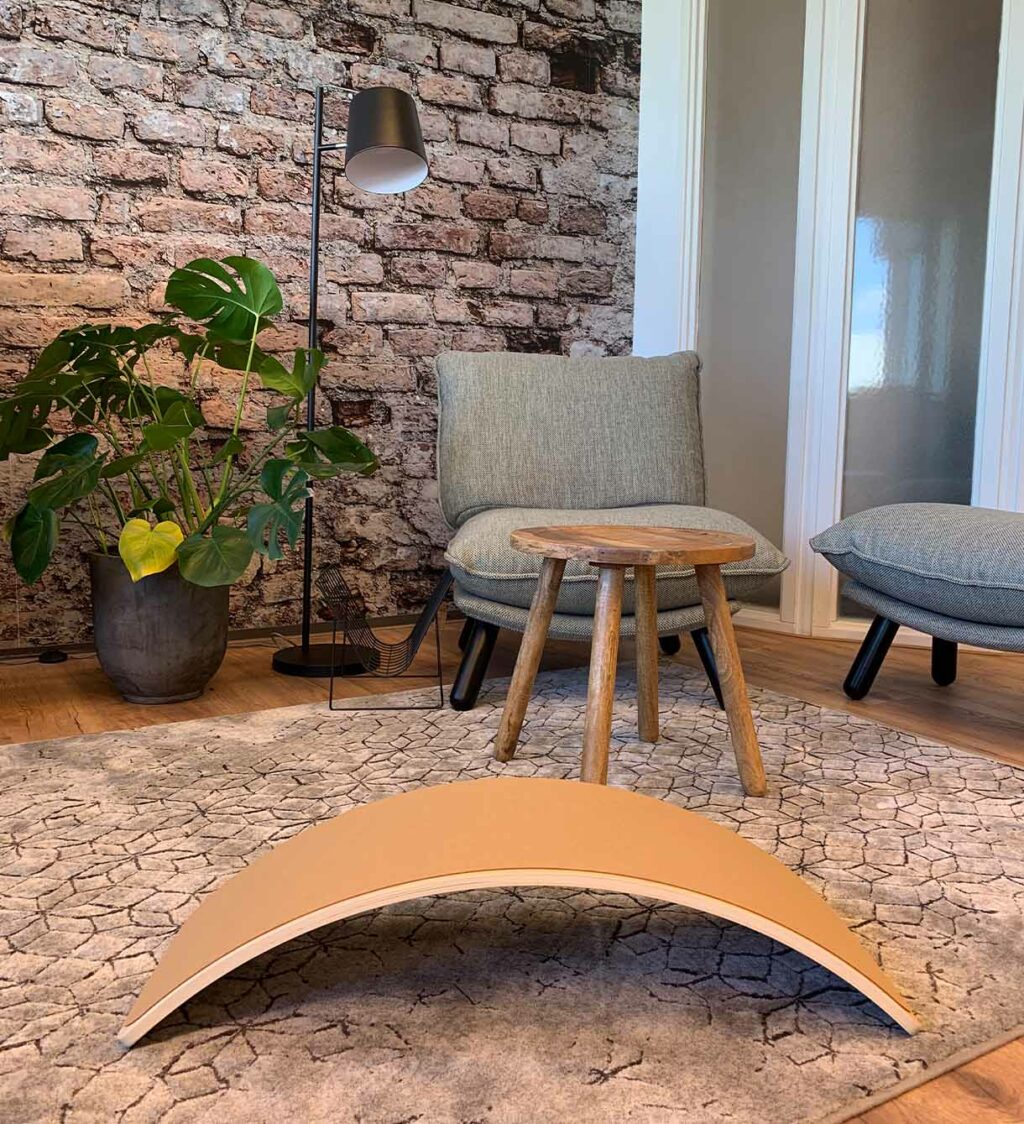 Balance board met vilt Jindl khaki
