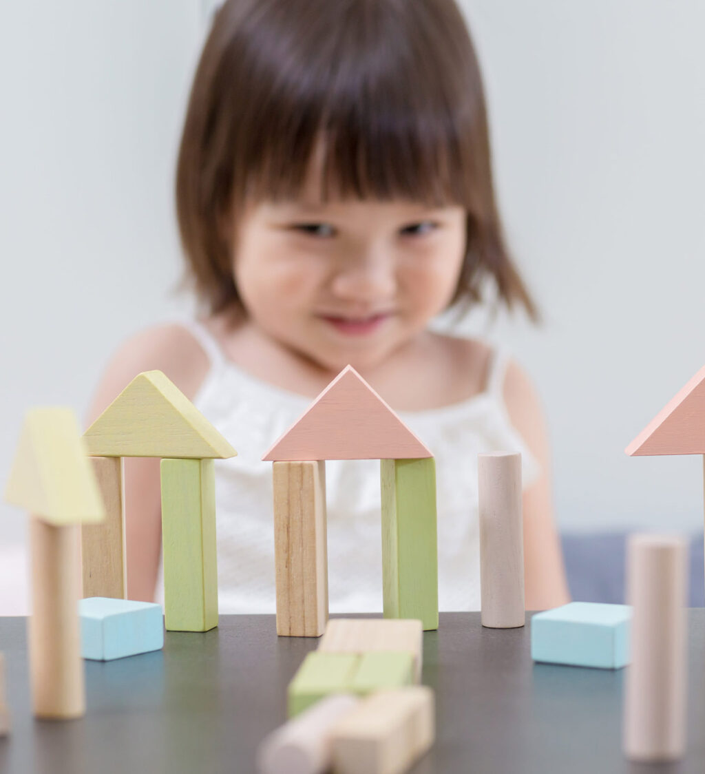 Blokkenset pastelkleuren 40 stuks van Plan Toys Blokkenset pastelkleuren 40 stuks van Plan Toys