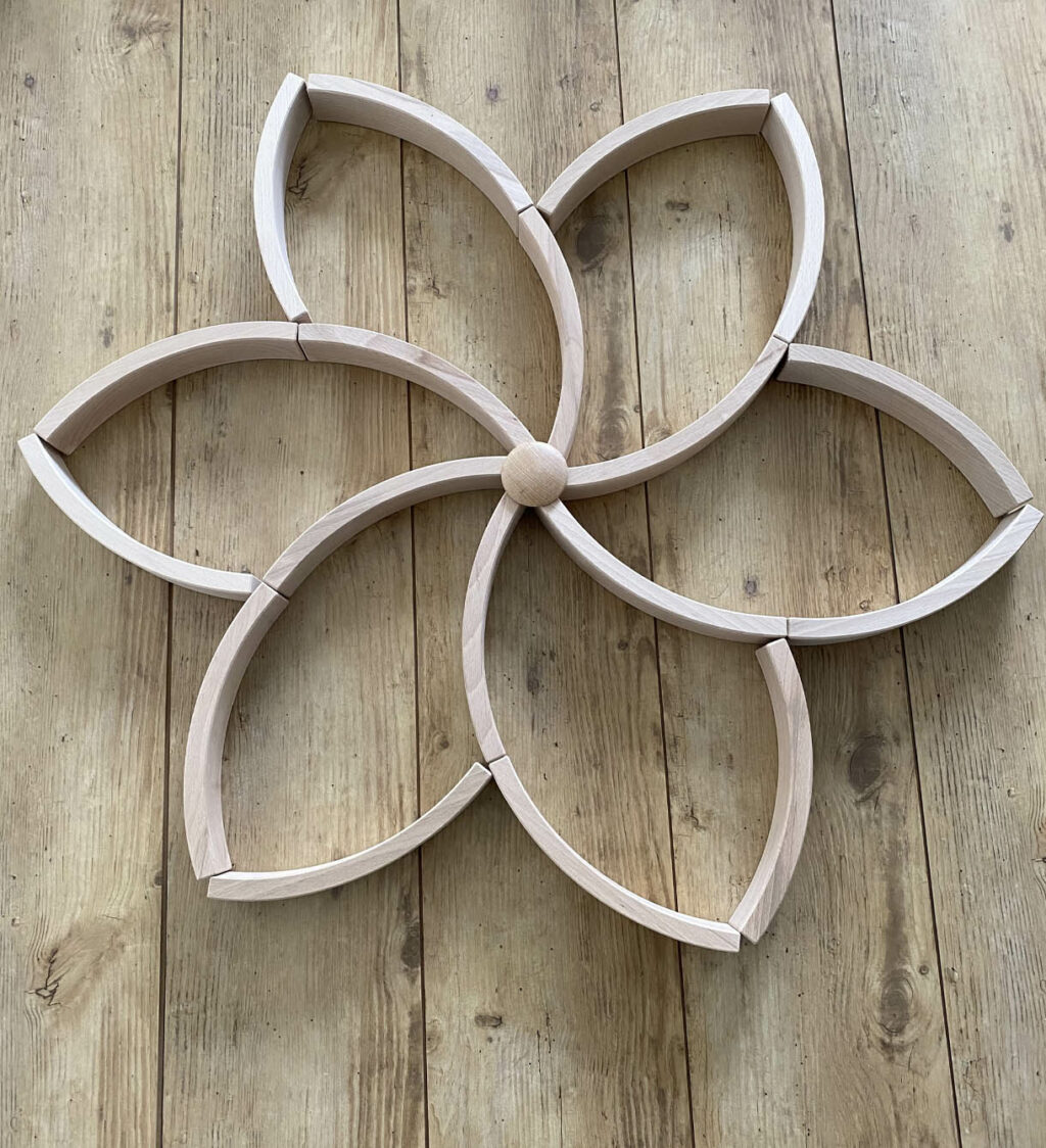Houten Blokken Abel bloem