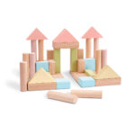 Plantoys blokkenset pastel 40 onderdelen