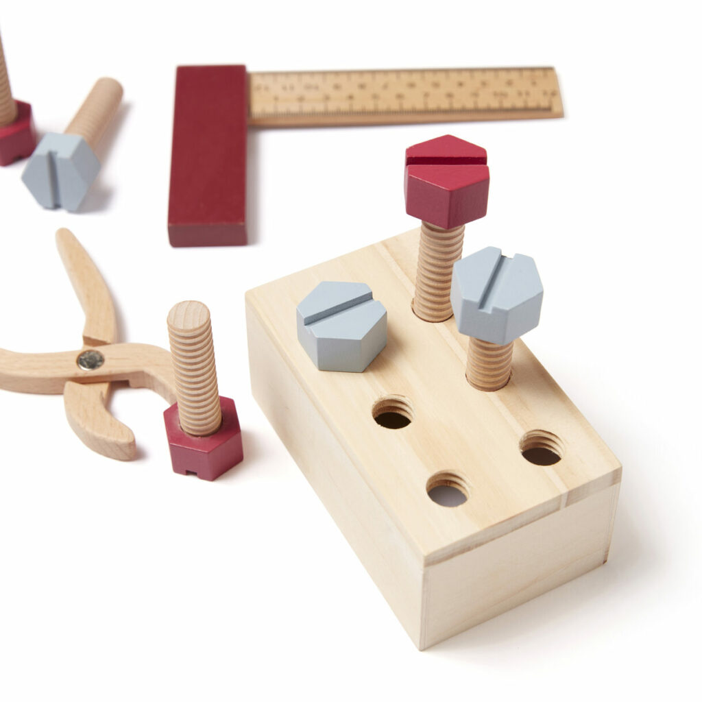 Houten gereedschapskist Kid's Concept HUB set