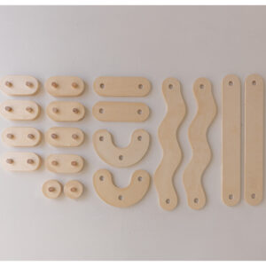 Houten balansplankjes Jindl XL set vrijstaand
