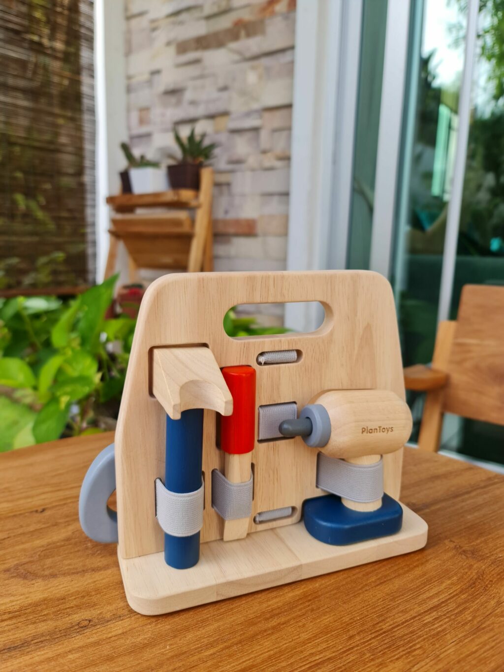 Houten doe-het-zelf set PlanToys detail