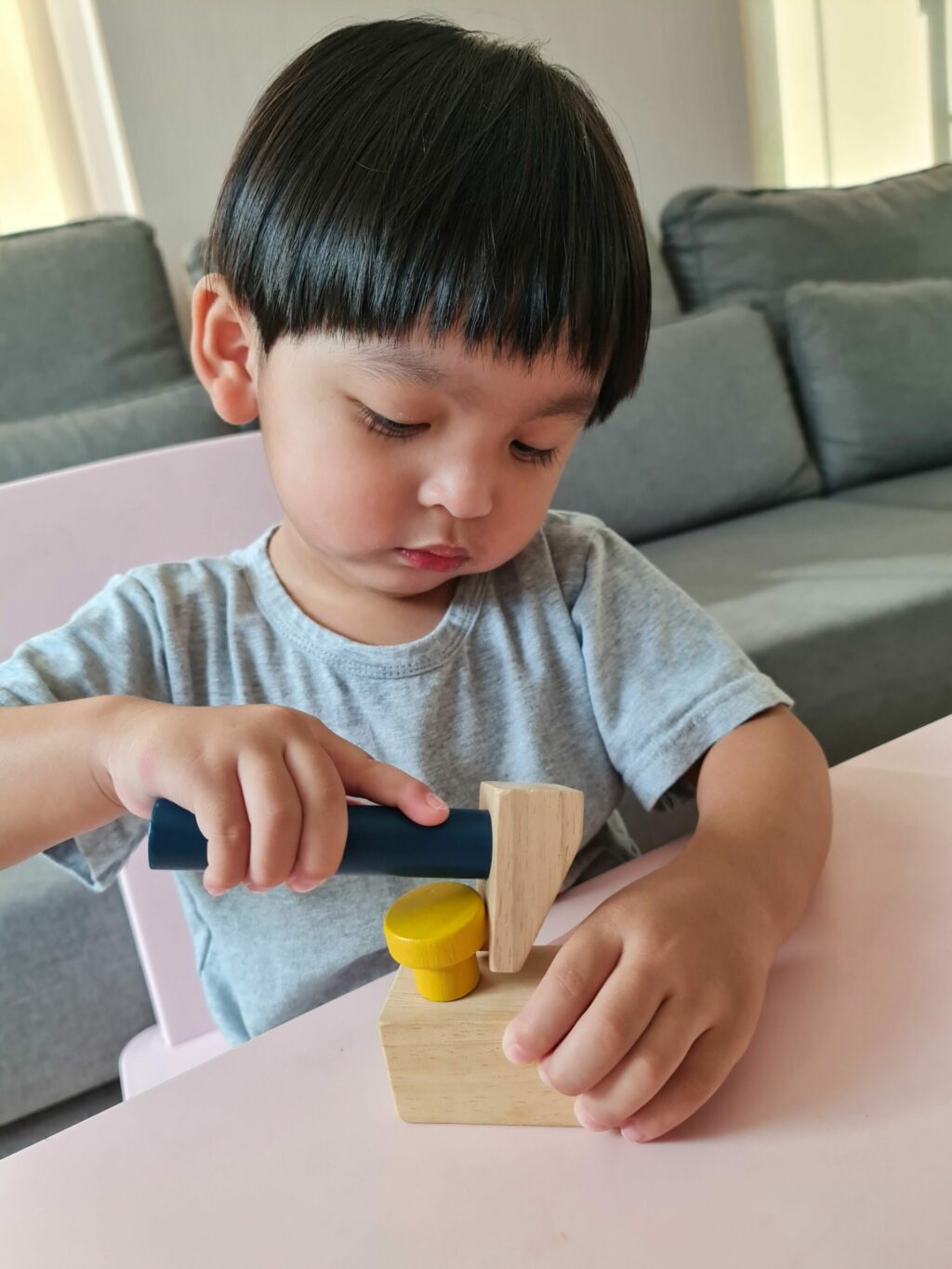 Houten doe-het-zelf set PlanToys sfeer