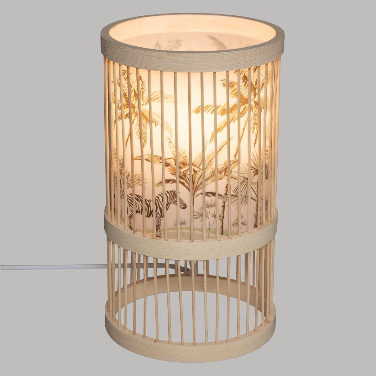 Bamboe tafellamp | nachtlamp Jindl safari