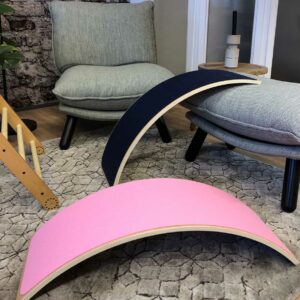 Balance board met vilt jindl roze en blauw