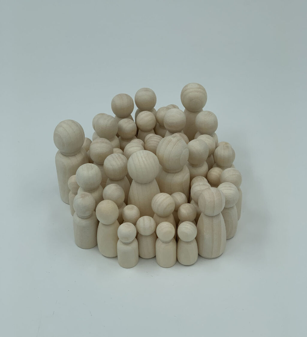 Houten poppetjes Jindl Family Houten poppetjes Jindl Family