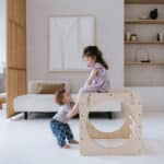 Jindl klimkubus hout sfeer