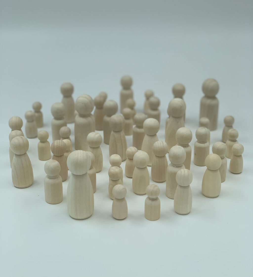 Set houten poppetjes Jindl Set houten poppetjes Jindl