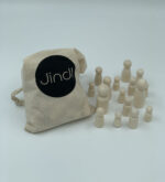 Set houten poppetjes onbehandeld Jindl