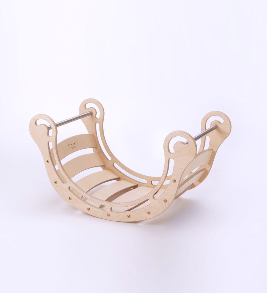 Waldor rocker Jindl naturel liggend