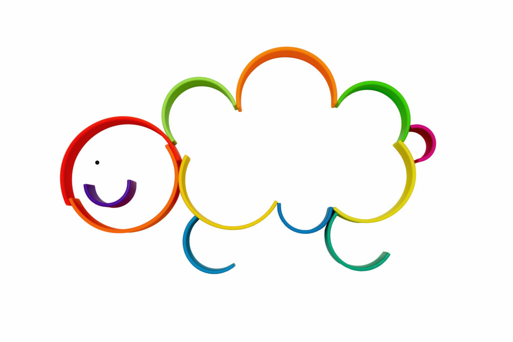 Dëna regenboog sfeer neon 1