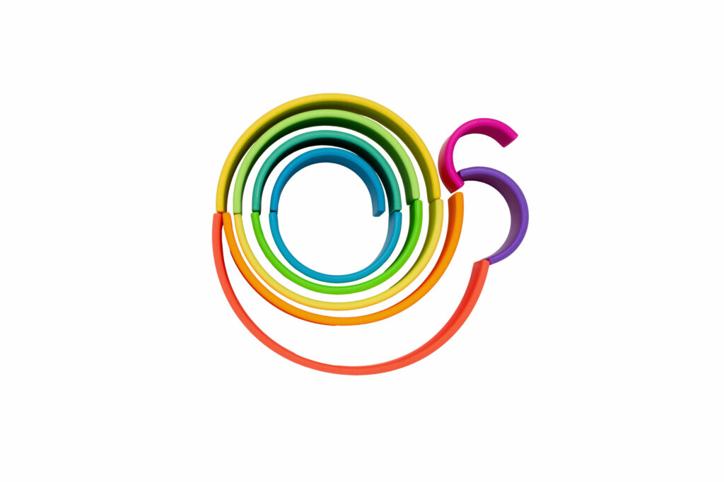 Dëna regenboog sfeer neon detail 1