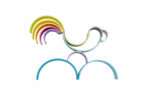 Regenboog pastel 12 stuks Dëna pauw