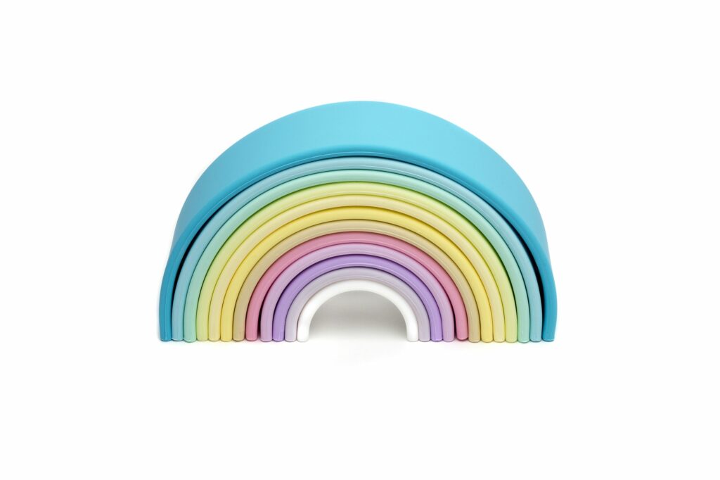 Regenboog pastel 12 stuks Dëna
