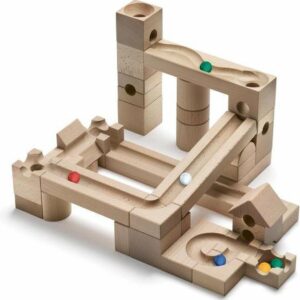 Houten knikkerbaan Cuboro Junior details
