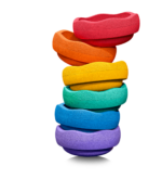 Stapelstein regenboog basic alle kleuren