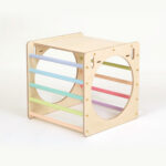 Klimrek kubus multifuncitoneel pastel