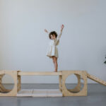 Klimset voor binnen van hout