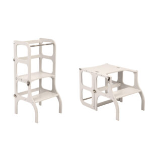 Leertoren kitchen helper grijs 2-in-1