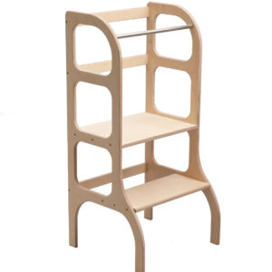 Leertoren kitchen helper houtkleur