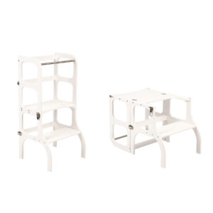 Leertoren kitchen helper wit mogelijkheden 2-in-1