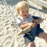 Houten babyschommmel Comfort