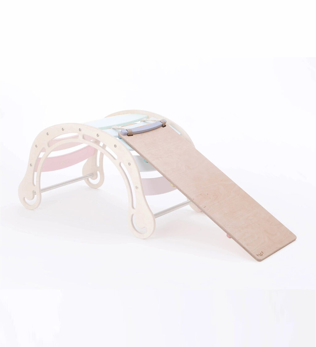 Glijplank waldorf rocker klimboog